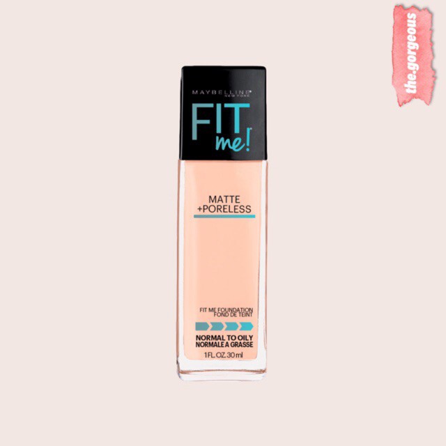 Maybelline Fit Me Matte + Poreless Foundation - 100% ORIGINAL USA