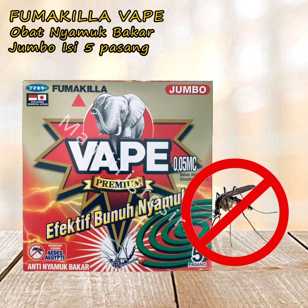 OBAT NYAMUK BAKAR * FUMAKILLA VAPE * 10 JAM