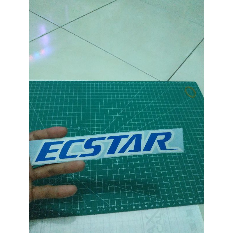 cutting sticker ecstar
