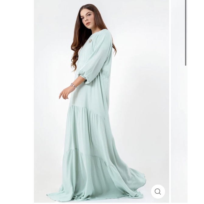 Tiered Maxi Dress Benang Jarum
