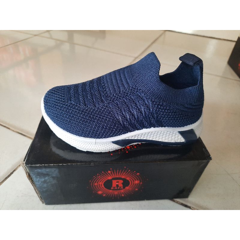 SEPATU SLIP ON ANAK-ANAK SEPATU RAJUT COWOK-CEWEK SEPATU SLOP RAFA SEPATI SLIP-ON ANAK
