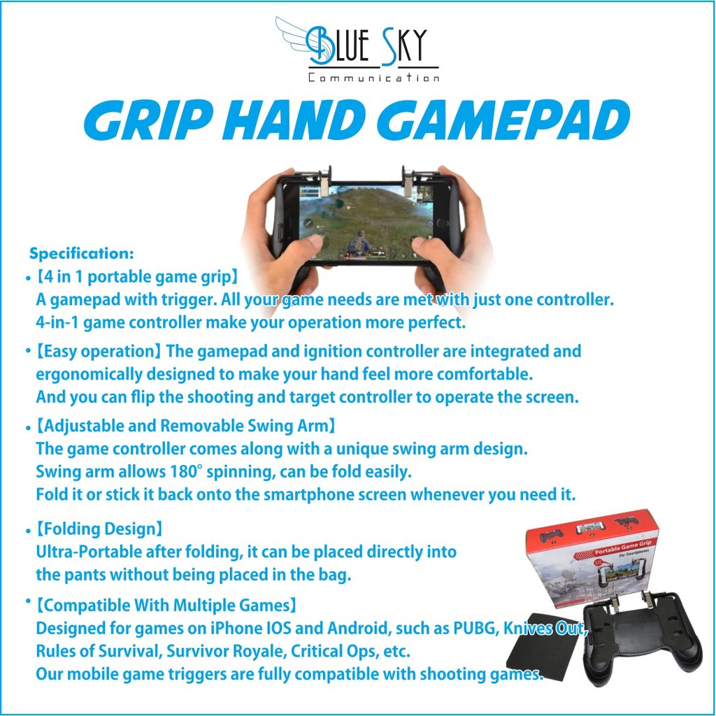 GRIP HAND GAMEPAD LHX-A03