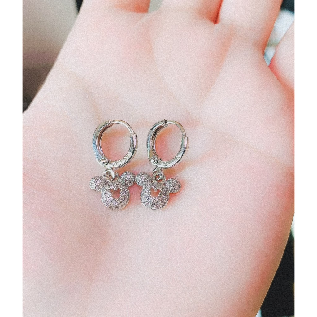 Anting Wanita Micki Zirconia Silver Xuping