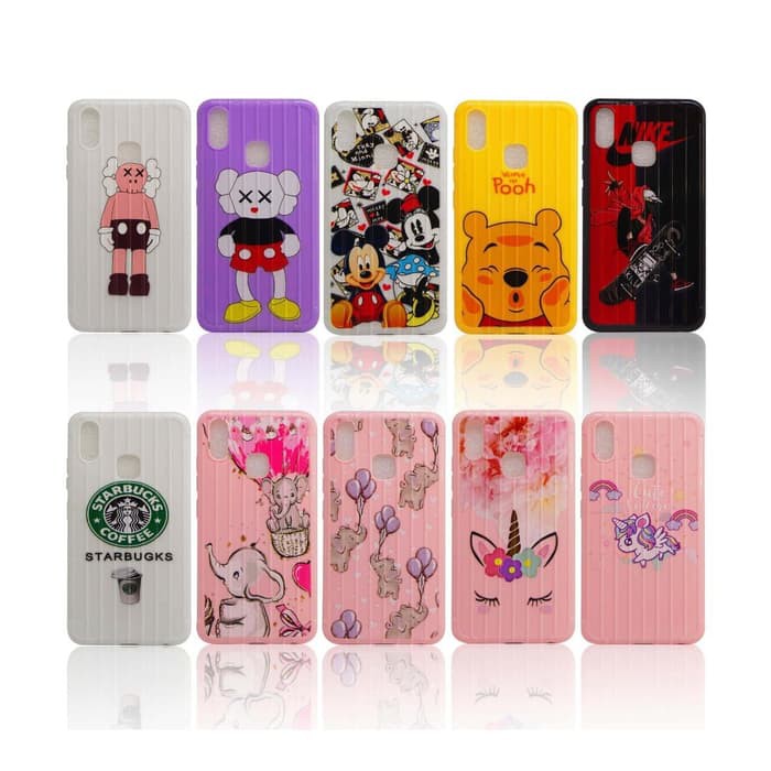 Soft Case Casing Koper Motif Katun Vivo V15