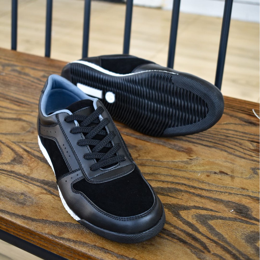 HAZE BLACK |FORIND x Volve| Sepatu Casual Sneakers Running Boost Ori Pria Cowok Lokal Footwear Lari