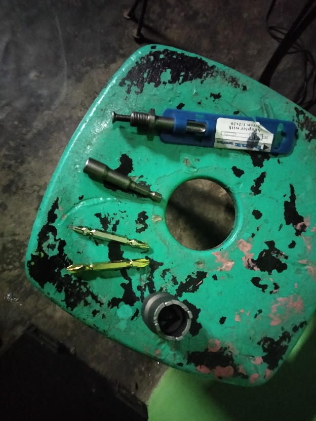 Benz Adaptor Sds Plus + Kepala Bor 13mm Drill Chuck