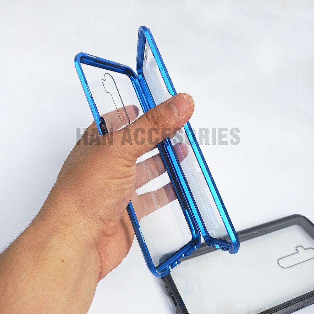 OPPO RENO 2F Case Magnetic 360 FULL GLASS Depan dan Belakang - Full Protection