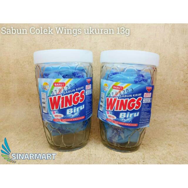 SABUN COLEK WINGS CREAM GRATIS GELAS 13G