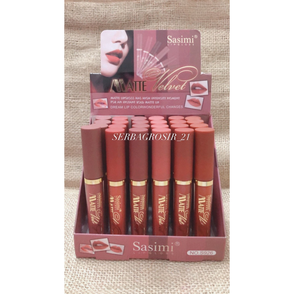 [LUSINAN] LIPCREAM SASIMI MATTE VELVET NUDE S926