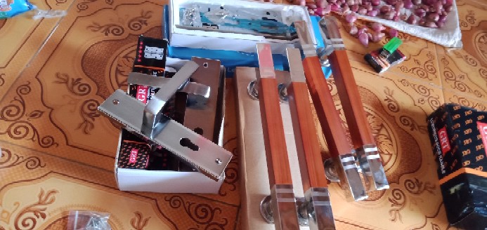 Kunci Pintu Kuputarung Minimalis Handle Pintu Tarikan Pintu Gagang Pintu Kotak Kayu Kmb 33 Cm Coklat
