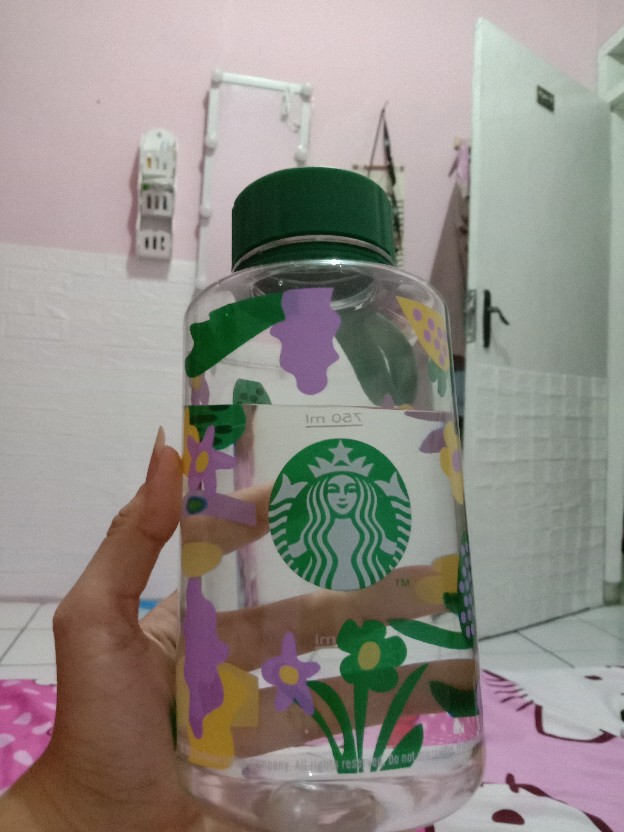 Starbucks Kreaby 1l / Botol Minum Starbucks / Reusable Bottle Starbucks