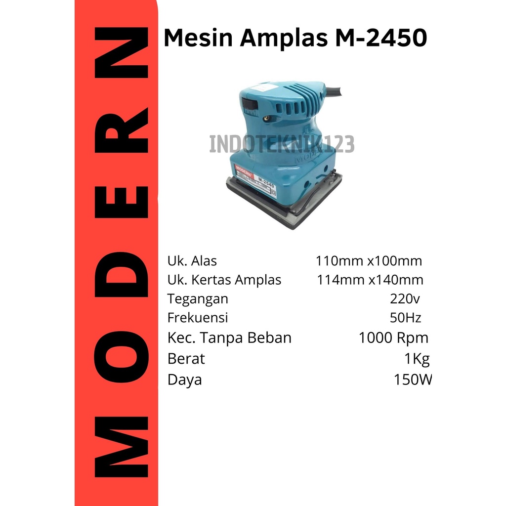 Mesin Amplas MODERN
