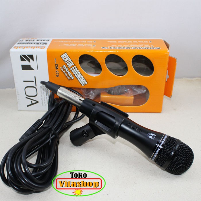 TOA ZM-270 MIC CABLE MIK KABEL MIKROPON / MICROPHONE MIC/MICROPHONE