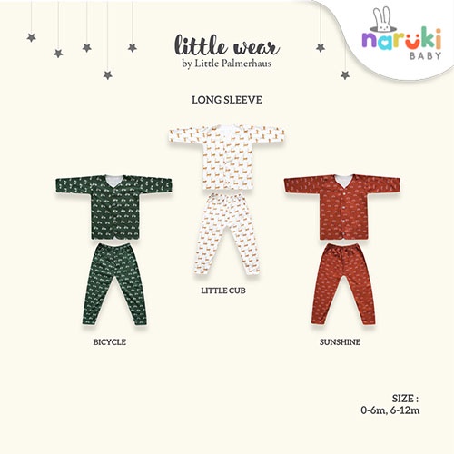 Little Palmerhaus Little Wear Long Sleeve Piyama Bayi Setelan Bayi