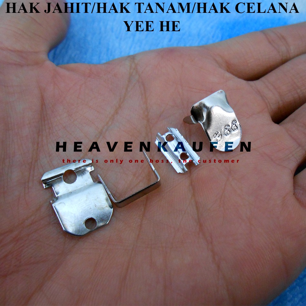 Hak Celana / Hak Jahit Tanam YEE HE Nikel (Hook &amp; Eye)