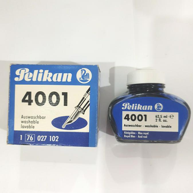 

Ready Stock] Tinta Pelikan 4001 Biru