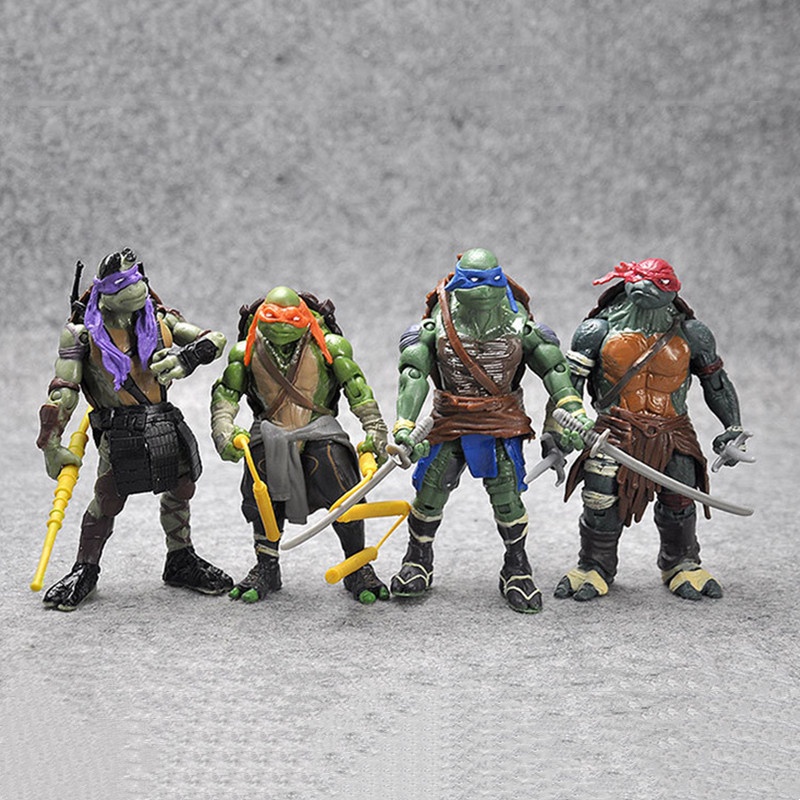 Mainan Action Figure Teenage Mutant Ninja Turtles Bahan PVC Untuk Dekorasi