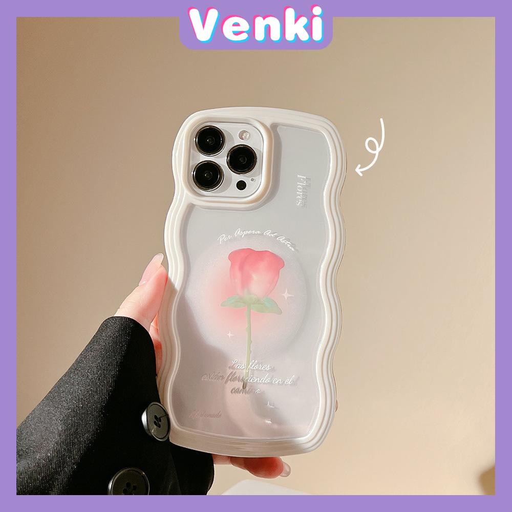 iPhone Case Candy Color Wave 2-in-1 Silicone Soft Case Airbag Shockproof Protection Camera Rose Flower Compatible For iPhone 11 Pro Max 13 Pro Max 12 Pro Max 7Plus xr XS Max