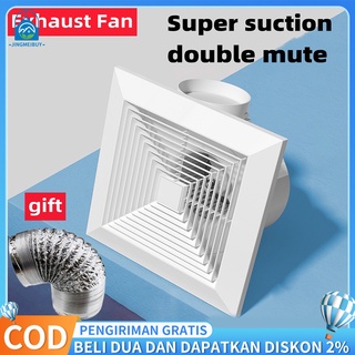 Exhaust fan Plafon 12inch/10inch /8 inch exhaust fan dapur /exhaust fan dinding Rumah Toilet Dapur Restoran