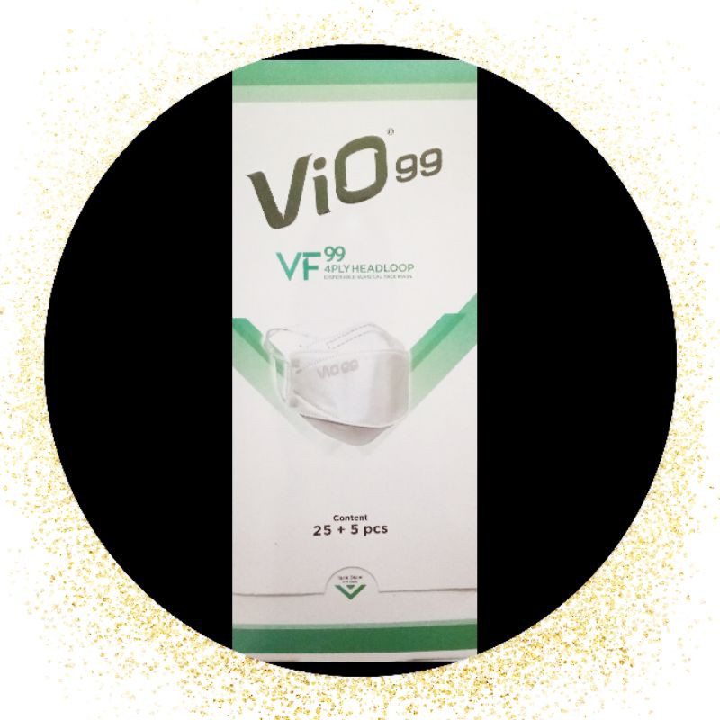 Headloop/Hijab - Vio VF99 4 Ply Disposible Surgical Face Mask model KF 94