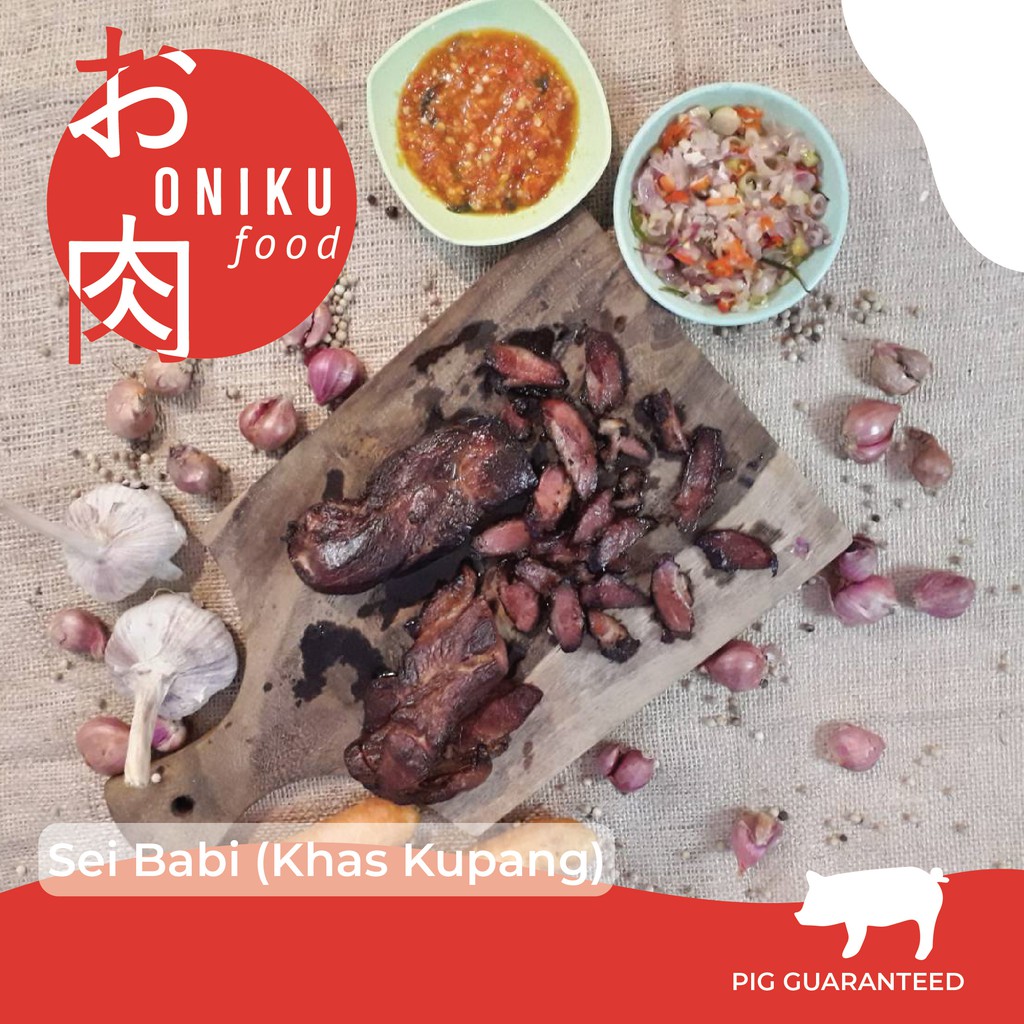 

SEI BABI (KHAS KUPANG) FROZEN FOOD DAGING ASAP BABI SIAP MAKAN