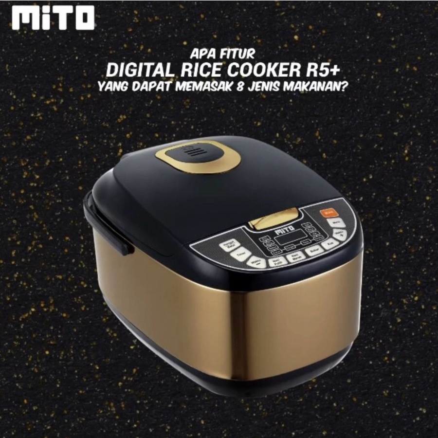 Rice Cooker Magic Com Digital Mito R5+ 2Lt