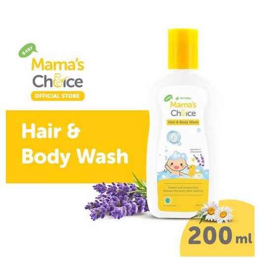 MAMA'S CHOICE Baby Hair &amp; Body Wash 200ml