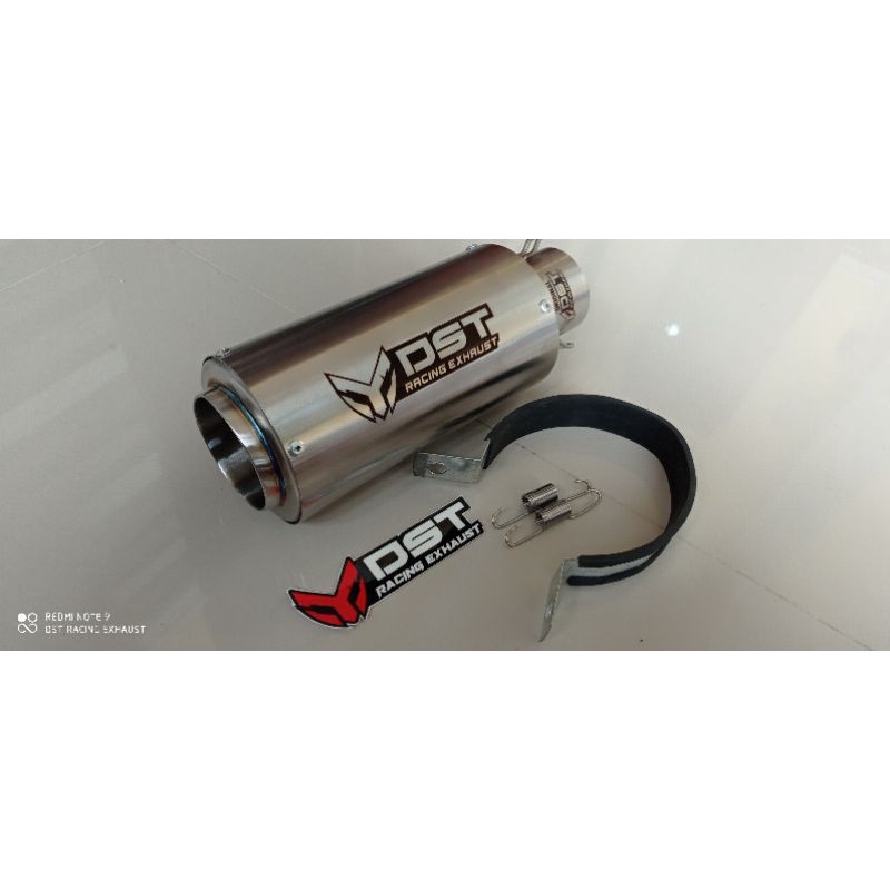 Knalpot motor original DST RACING titan knalpot racing silincer only intel 50mm-5