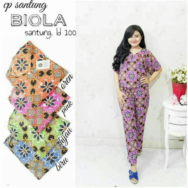 Setelan cp biola murah grosir  wanita pakaian baju tidur 