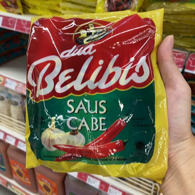 

Dua Belibis Saus Sambal 9g (1 pak isi 24)