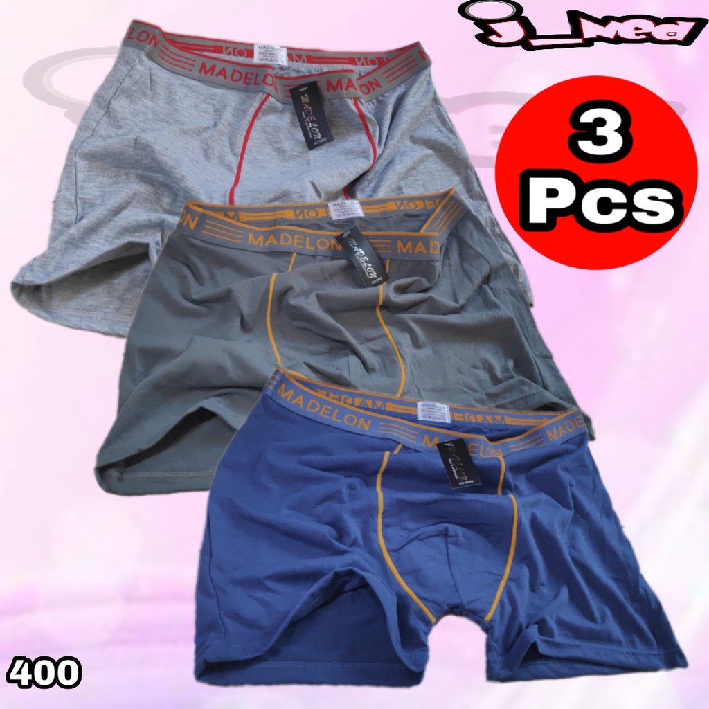 J400T Celana Dalam Pria Boxer JUMBO HARGA 3PCS