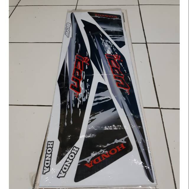 Striping variasi stiker lis bodi beat fi lama motif icon grafis elegan asesoris bodi motor modern