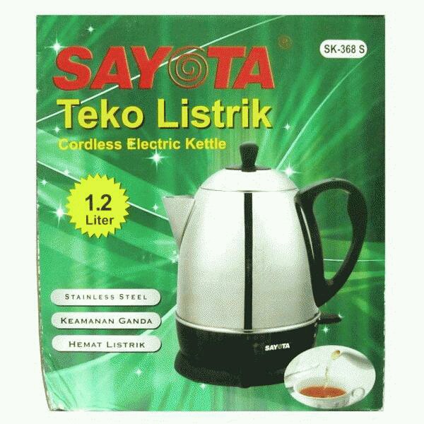 DISKON HOT SAYOTA ELECTRIC KETTLE TEKO LISTRIK ELEKTRIK PEMANAS AIR SK 368 S GARANSI 100% BOS