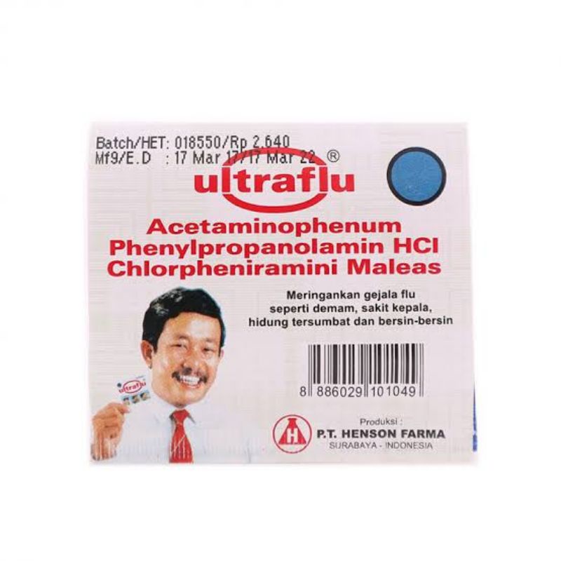 Ultraflu / ultraflu 100% original / obat flu / obat demam / obat sakit kepala / obat grosir
