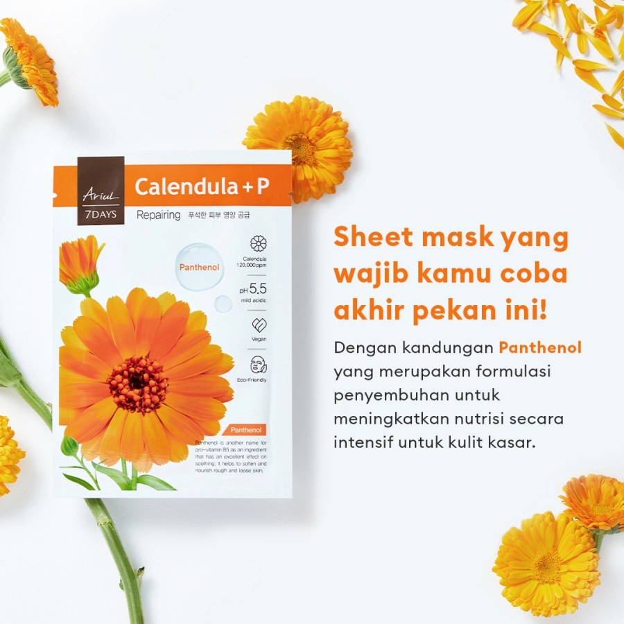 Ariul 7Days Mask New Packaging (23ml) ✓BPOM 100% Ori