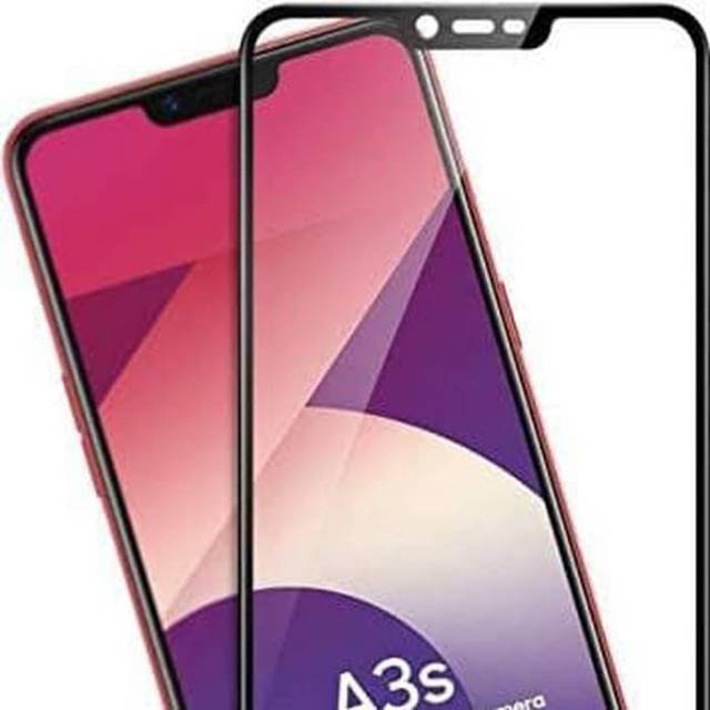 Tempered glass 5D oppo A3S/realme C1