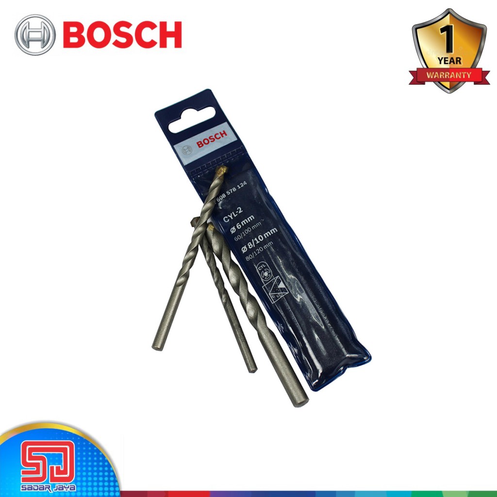 Bosch Mata Bor Beton Masonry Drill Bits CYL-2