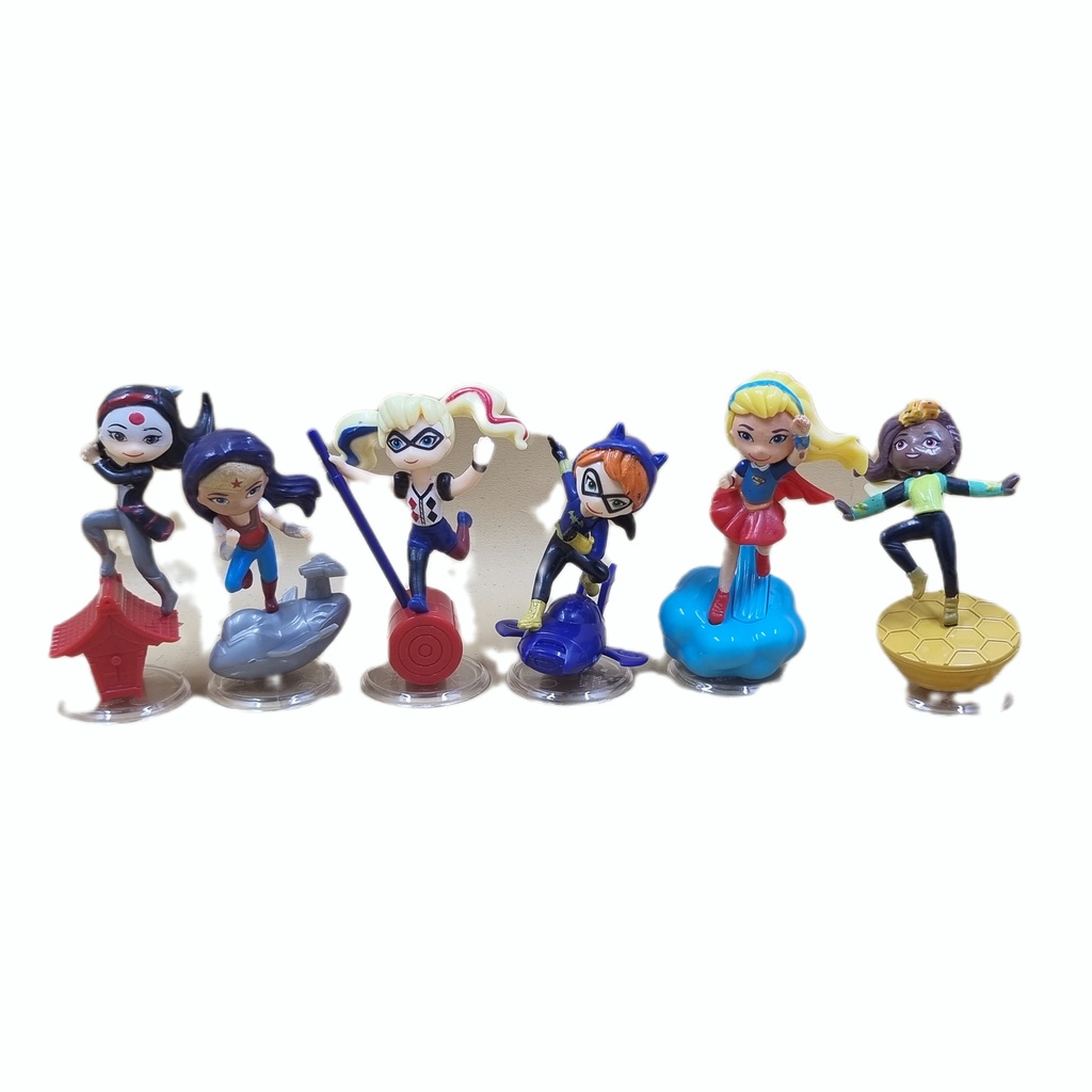 Mainan Figure DC Girls Set 6pcs