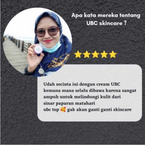 UBC Skincare Paket Glowing Bpom / UBC Cream Umi Al Fatih