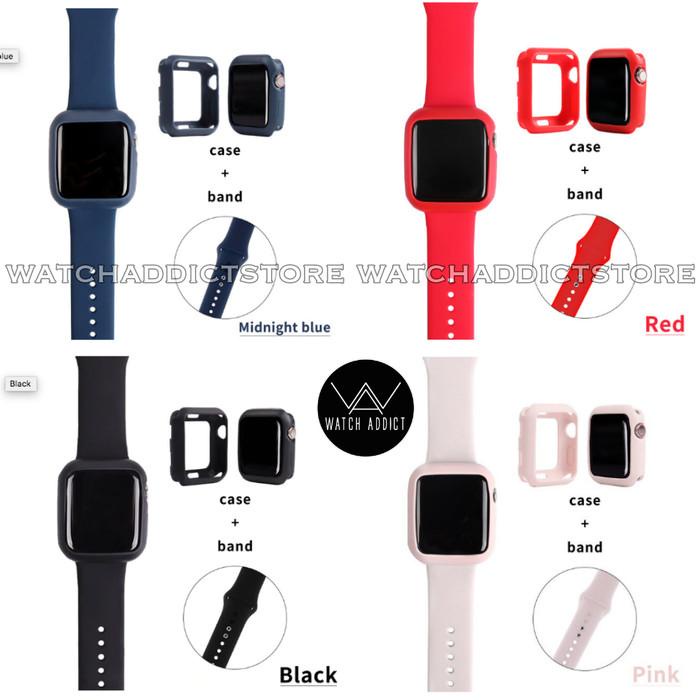 Wearable Silicone Strap Case Apple Watch Iwatch Iwo Rubber 42Mm 44Mm 38Mm 40