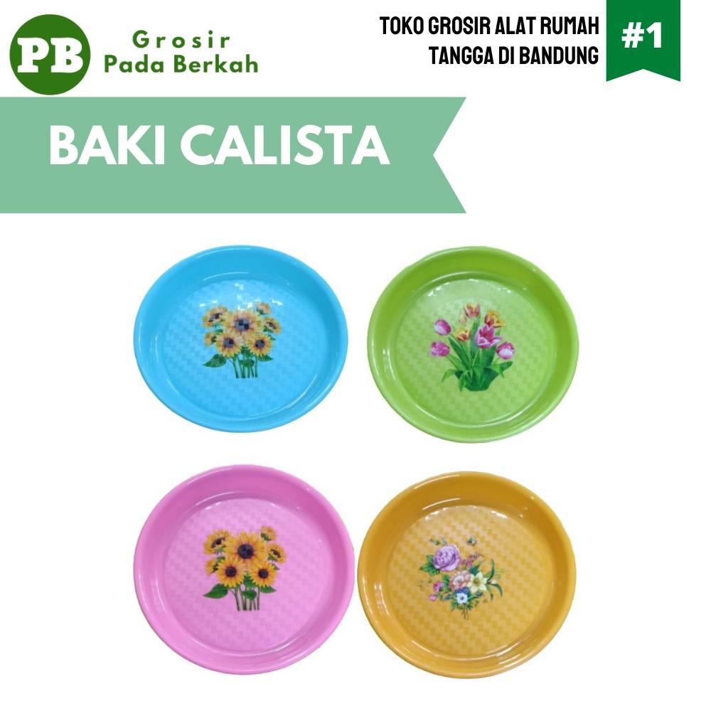 Nampan plastik calista Nampan Bulat Calista plastik Nyiru Plastik