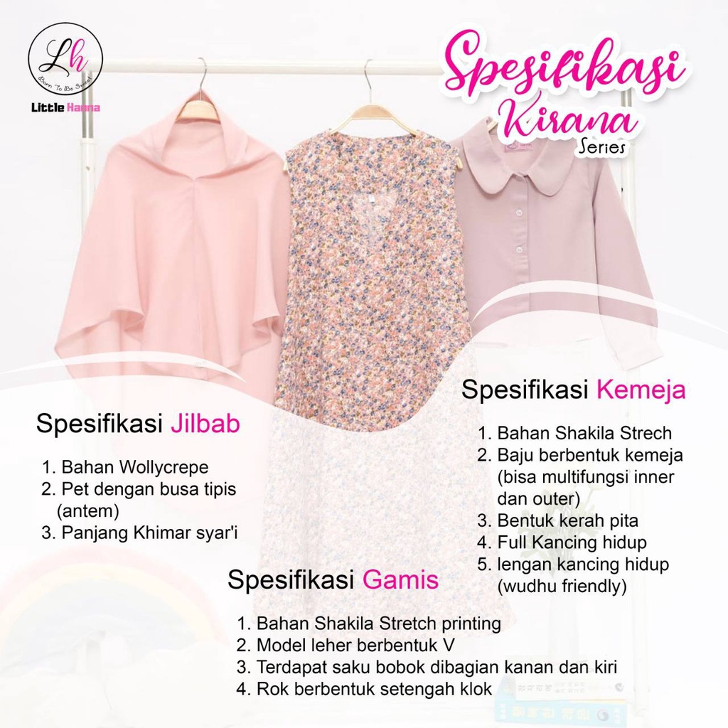 Gamis Kirana Series by Little Hanna