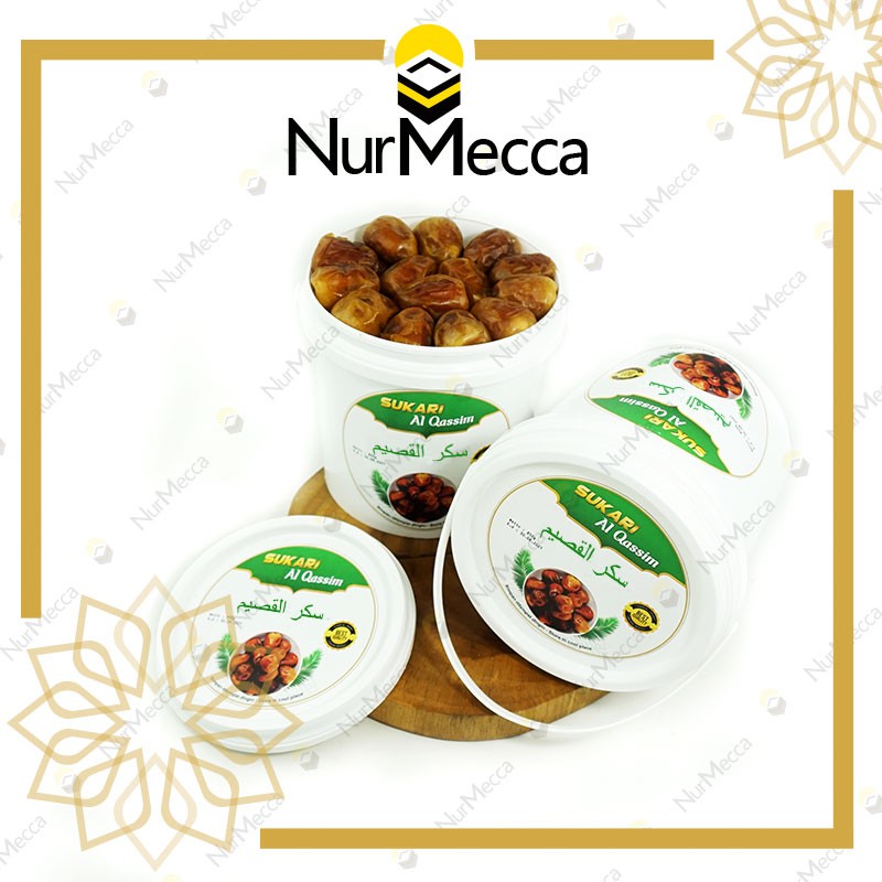 Kurma Sukari Al Qossim 850 Gram PREMIUM Kemasan Ember