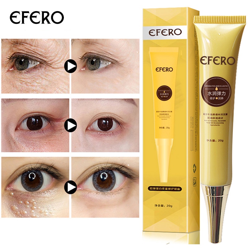 Efero Eye Cream/Perawatan Kulit Mata/Anti Aging Anti Kerut Menghilangkan Lingkaran Hitam Mata