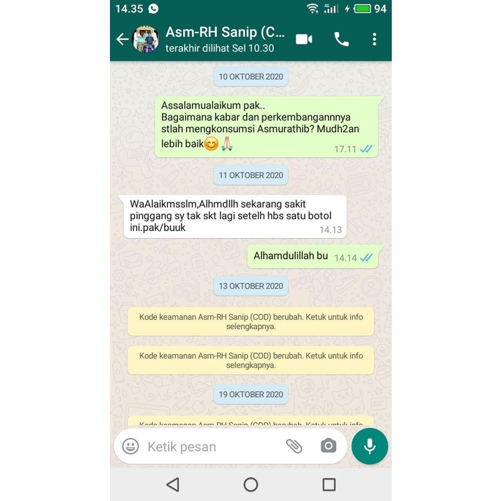 ASMURATHIB Naturafit / Mengobati Asam Urat Rematik dan Nyeri Sendi - Herbal BPOM