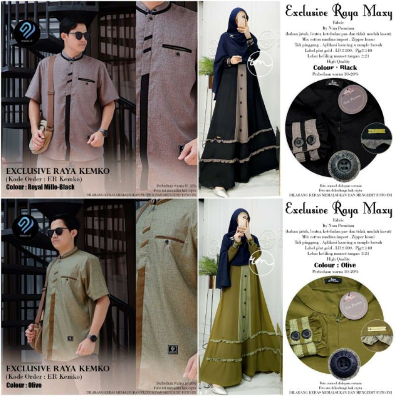 exclusive raya kemko dan dress