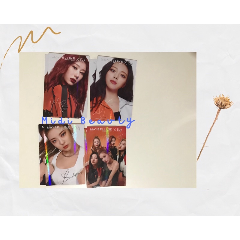 Maybelline x Itzy Photocard Press Play