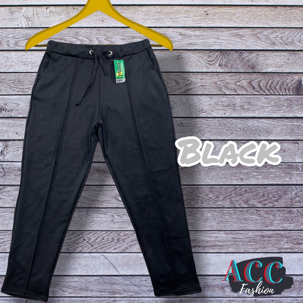 CELANA SCUBA PANJANG POLOS JUMBO BIG SIZE WANITA LEGGING MELAR STRIT TALI PINGGANG RIB KOLOR DEWASA COD BAYAR DITEMPAT