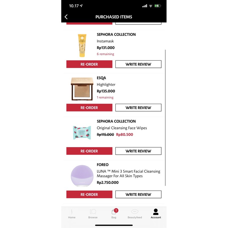 PRELOVED FOREO LUNA MINI 3