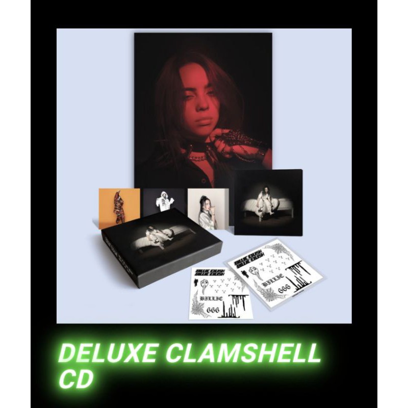PAKET DELUXE CD BILLIE EILISH OFFICIAL